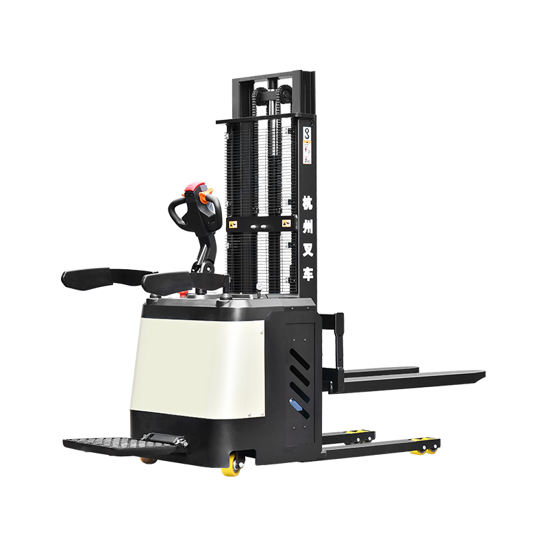 2 ton stand-on elektrisk palle stabler lift 3m