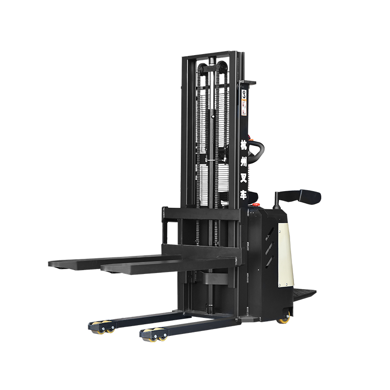 2 ton stand-on elektrisk palle stabler lift 3m