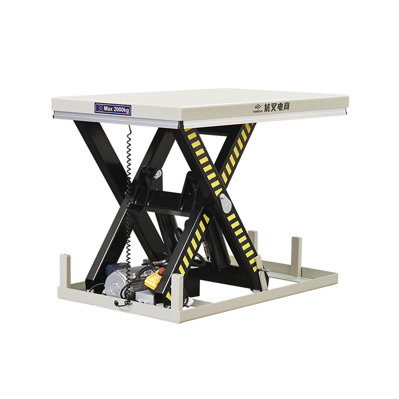 Stationær saks elektrisk lift Tabel 2 ton